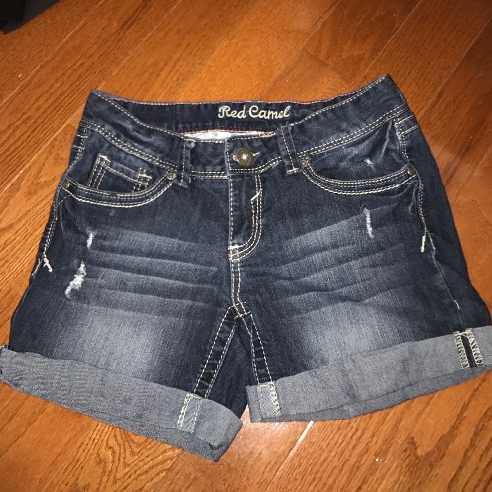 Denim shorts
